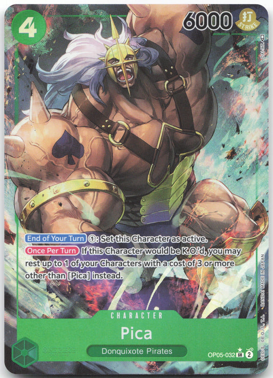 Pica (Alternate Art) SR Awakening of the New Era OP05-032 NM
