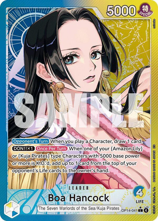 Boa Hancock (Alternate Art) OP14-041 Leader The Azure Sea's Seven NM/M