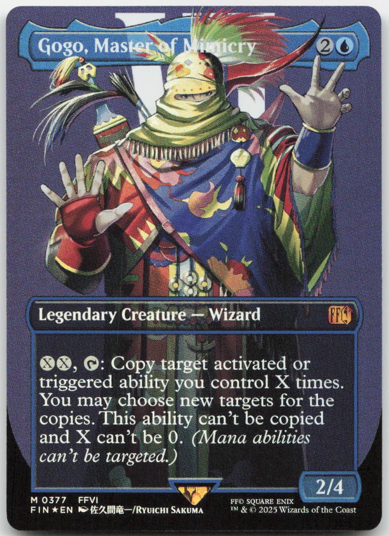 Gogo, Master of Mimicry (Borderless) M FINAL FANTASY 377 NM