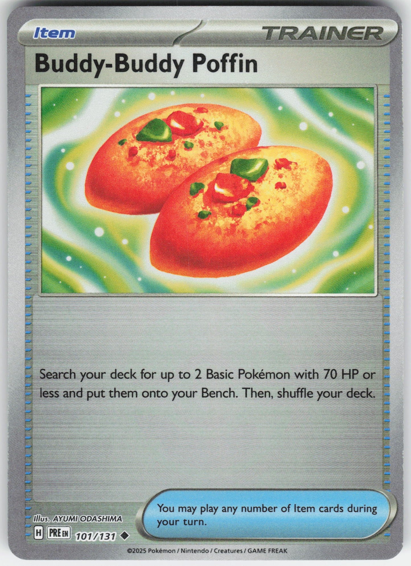 Buddy-Buddy Poffin (Poke Ball Pattern) Uncommon SV: Prismatic Evolutions 101/131 NM
