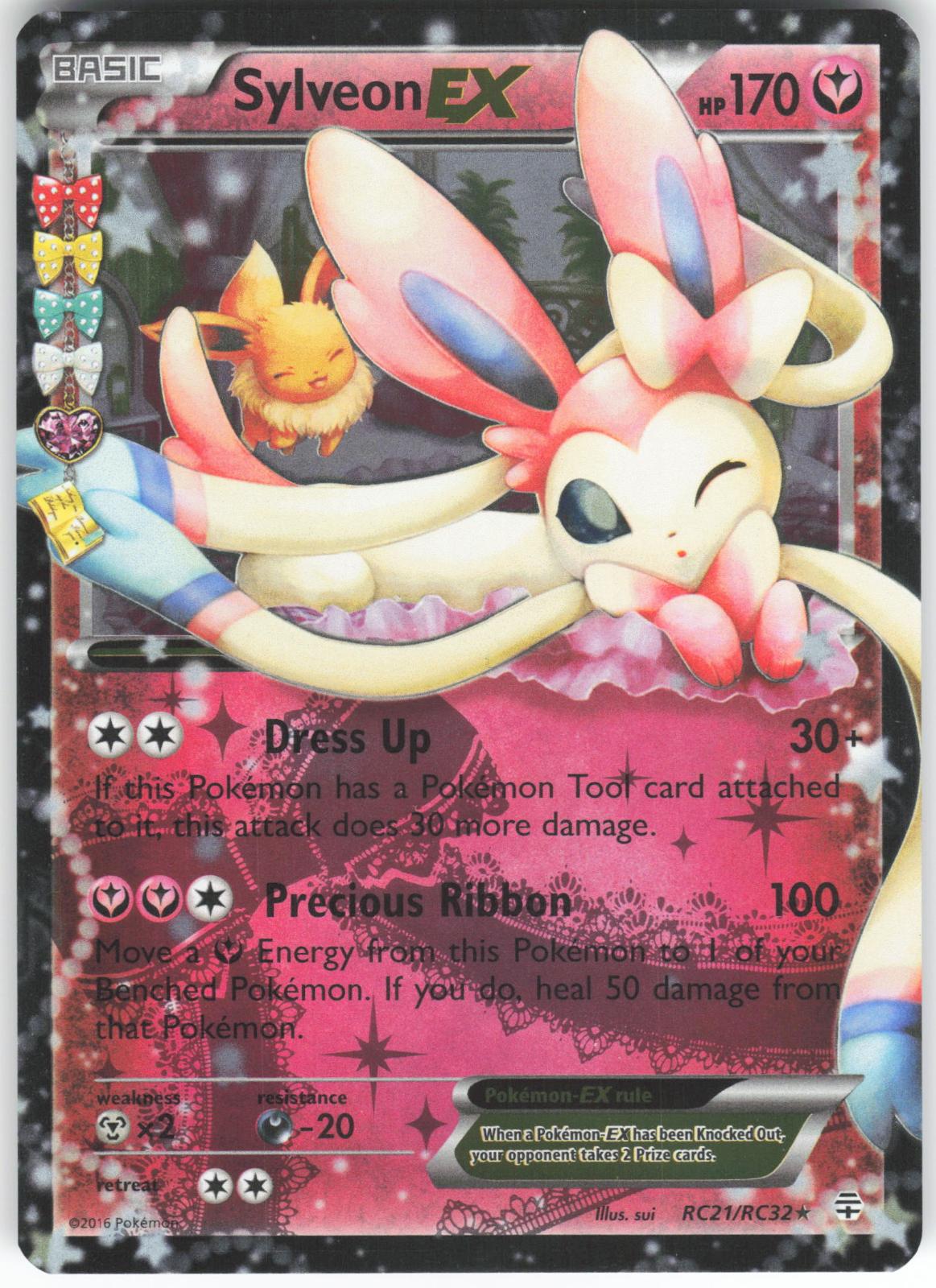 Sylveon EX RC21/RC32 EX Rare Generations Holo LP