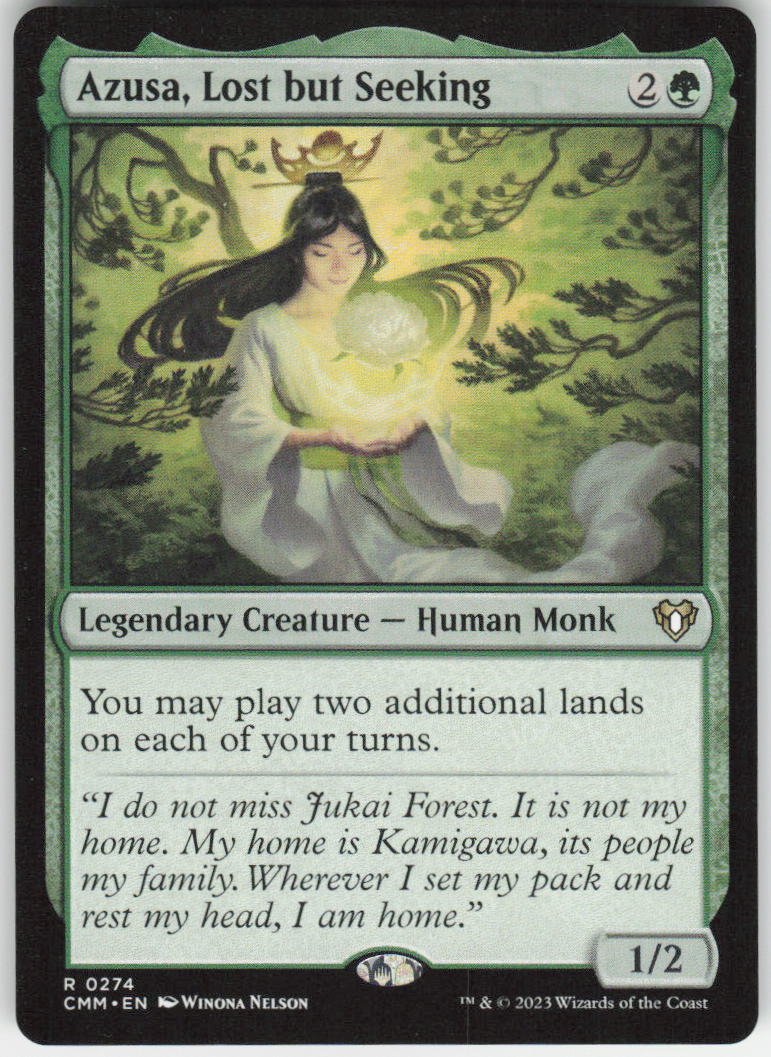 Azusa, Lost but Seeking R Commander Masters 274 NM