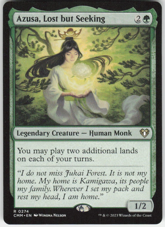 Azusa, Lost but Seeking R Commander Masters 274 NM