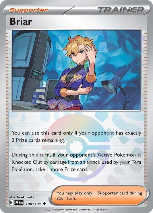 Briar (Poke Ball Pattern) 100/131 Uncommon Prismatic Evolutions Holo NM/M