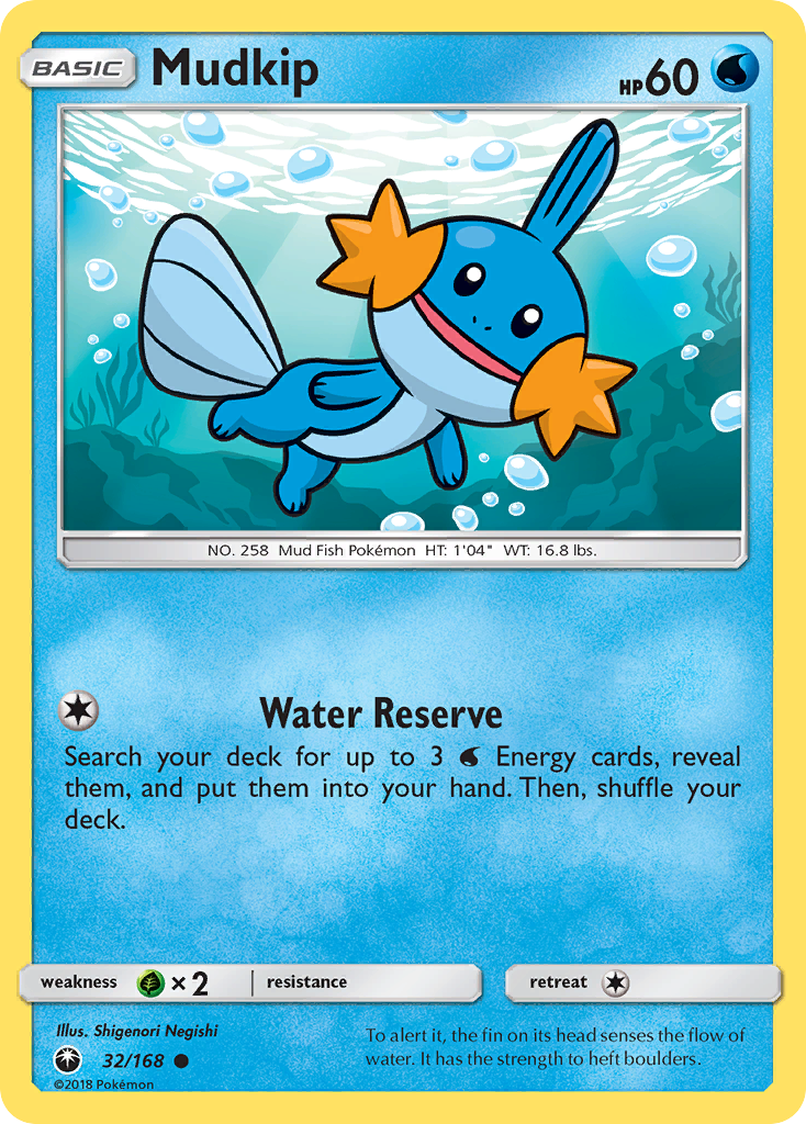 Mudkip 32/168 Common Celestial Storm NM/LP