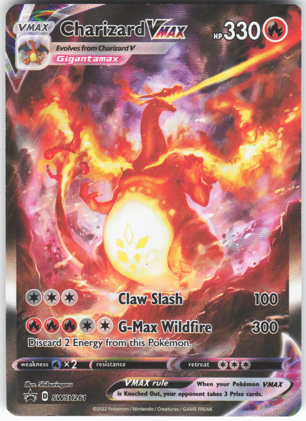 Charizard VMAX SWSH261 Promo Sword & Shield Promo Holo MP