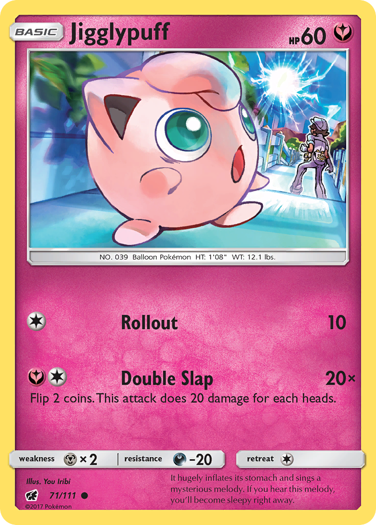 Jigglypuff 71/111 Common Crimson Invasion NM/M