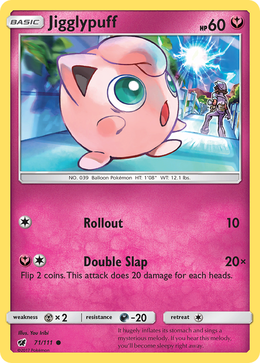 Jigglypuff 71/111 Common Crimson Invasion NM/M