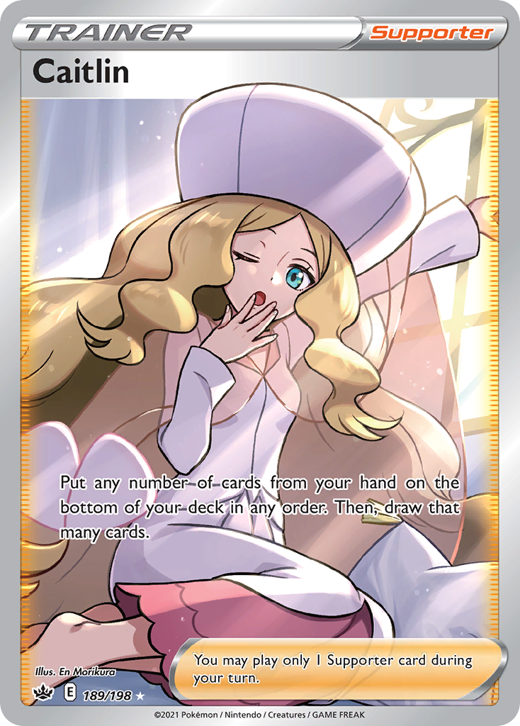 Caitlin 189/198 Ultra Rare Chilling Reign NM/M