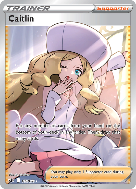 Caitlin 189/198 Ultra Rare Chilling Reign NM/M