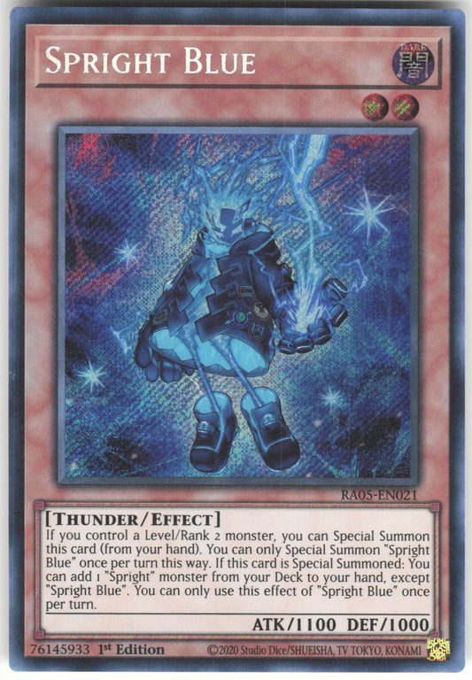 Spright Blue (Secret Rare) Secret Rare Rarity Collection 5 RA05-EN021 NM