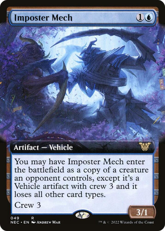Imposter Mech (Extended Art) 49 Rare Commander: Kamigawa: Neon Dynasty NM/M