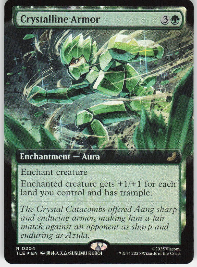 Crystalline Armor (Extended Art Foil) R Avatar: The Last Airbender: Eternal-Lega