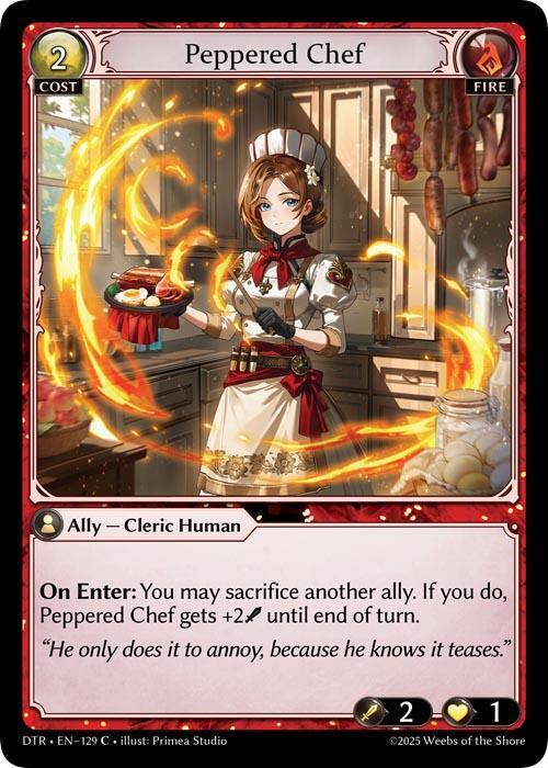 Peppered Chef 129 Common Distorted Reflections NM