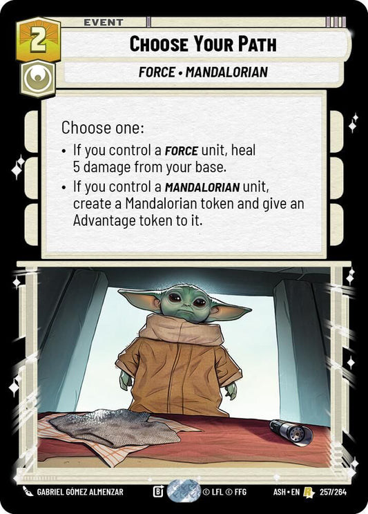Choose Your Path 257/264 Rare Ashes of the Empire NM/M