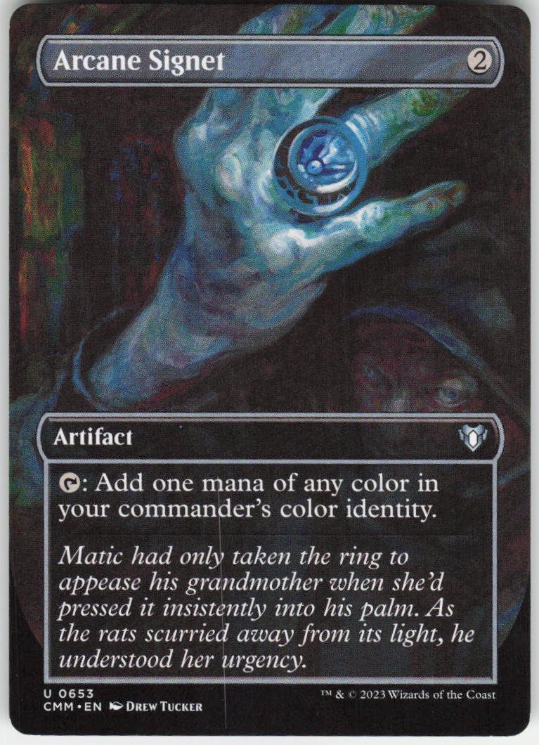 Arcane Signet (Borderless) U Commander Masters 653 NM