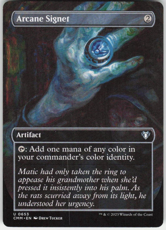 Arcane Signet (Borderless) U Commander Masters 653 NM
