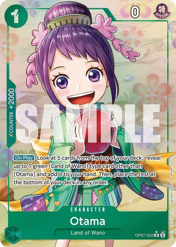 Otama (Parallel) OP07-022 Rare Foil 500 Years in the Future NM/M