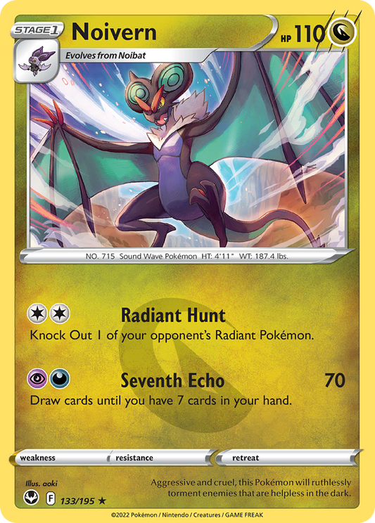 Noivern 133/195 Rare Silver Tempest NM/LP