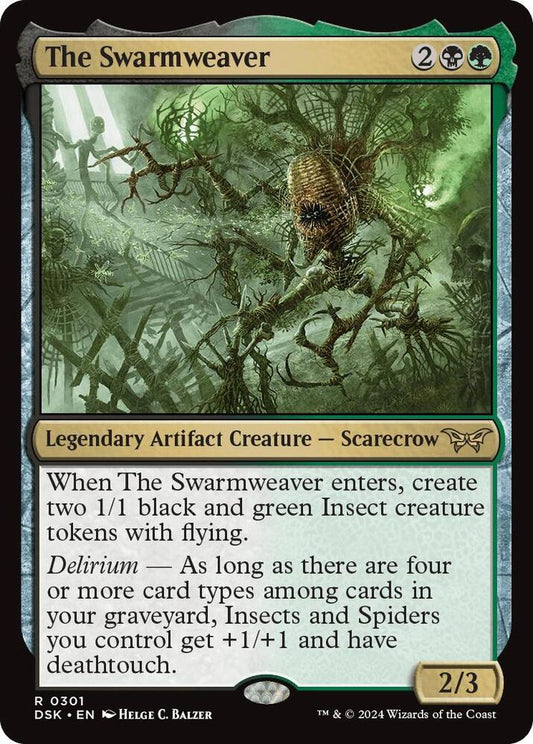 The Swarmweaver (0301) 301 Rare Duskmourn: House of Horror NM/M