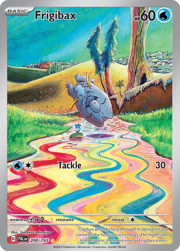 Frigibax 208/193 Illustration Rare Paldea Evolved NM/M