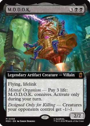 M.O.D.O.K. (Extended Art) 408 Mythic Marvel Super Heroes NM/M