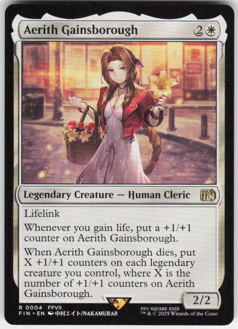 Aerith Gainsborough R FINAL FANTASY 4 NM