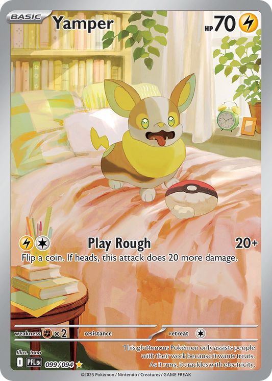 Yamper 099/094 Illustration Rare Phantasmal Flames NM/M