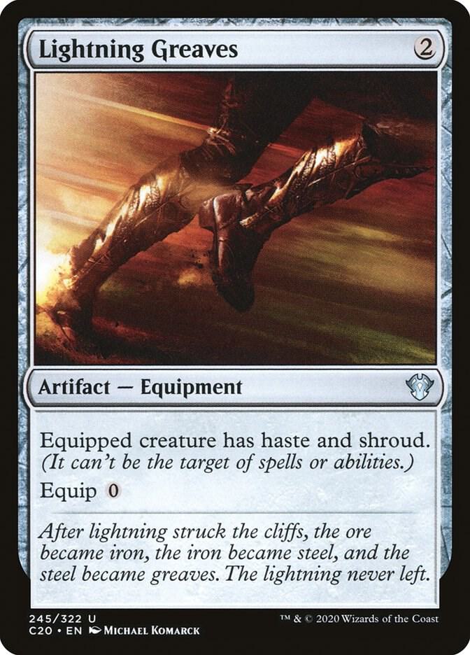 Lightning Greaves 245 Uncommon Commander 2020 NM/M