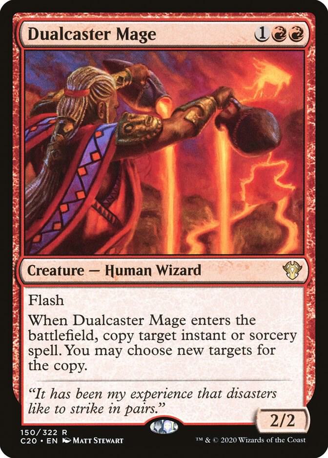 Dualcaster Mage 150 Rare Commander 2020 NM/M