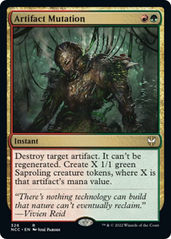 Artifact Mutation 326 Rare Commander: Streets of New Capenna NM/M