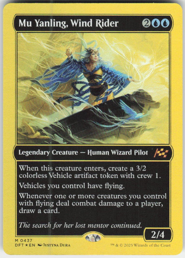 Mu Yanling, Wind Rider (First-Place Foil) M Aetherdrift 437 NM