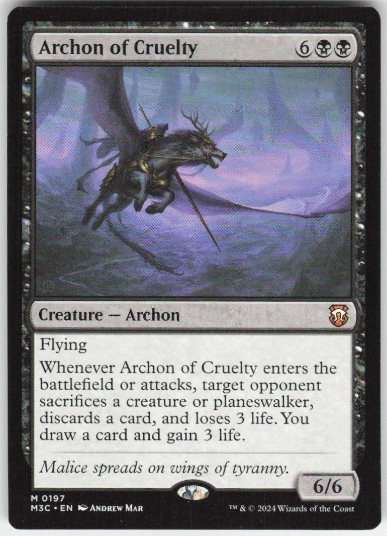 Archon of Cruelty M Commander: Modern Horizons 3 197 NM