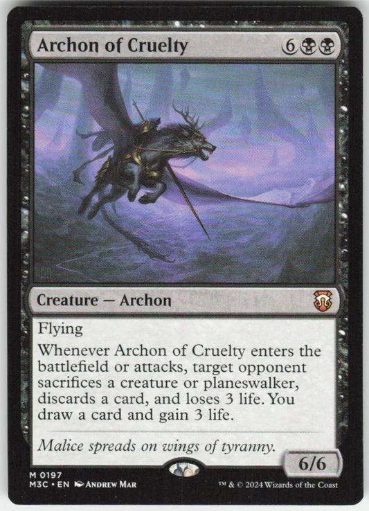 Archon of Cruelty M Commander: Modern Horizons 3 197 NM