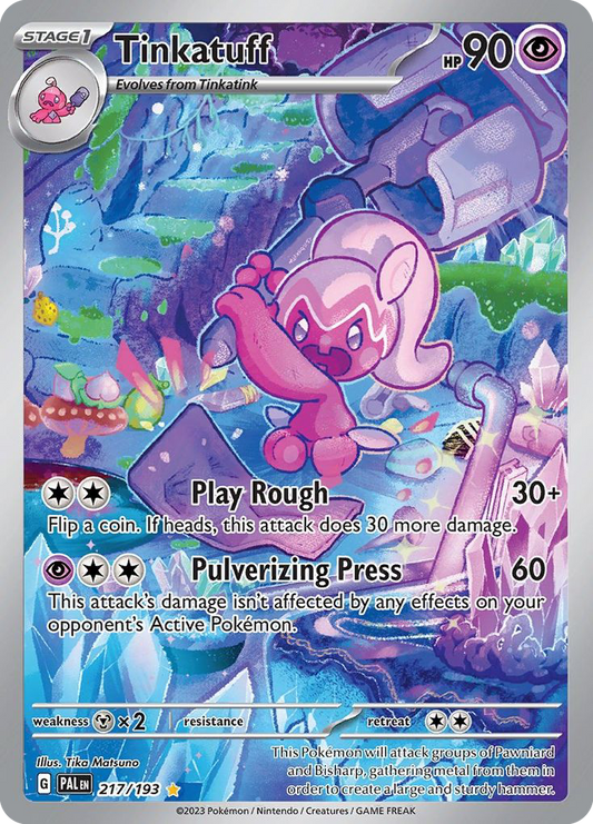 Tinkatuff 217/193 Illustration Rare Paldea Evolved NM/M