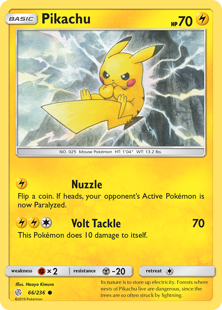 Pikachu 66/236 Common Cosmic Eclipse NM/M