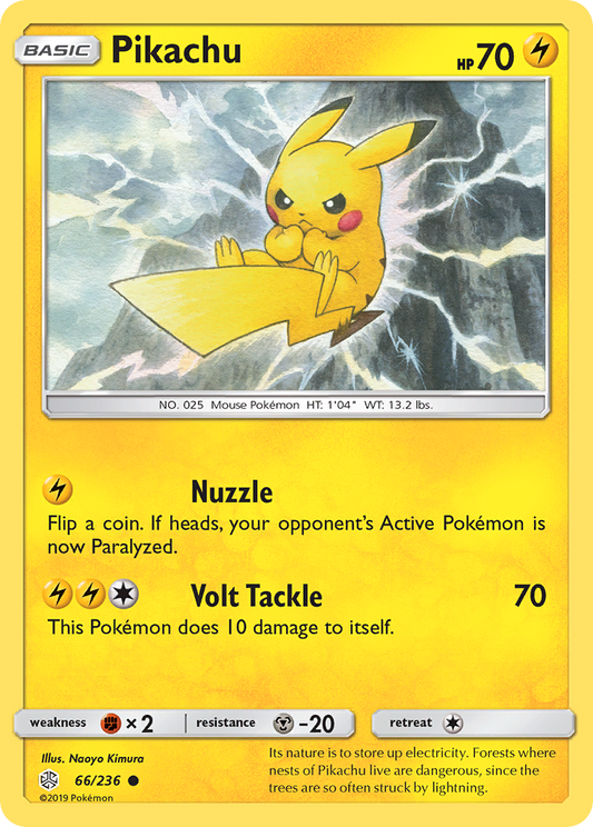 Pikachu 66/236 Common Cosmic Eclipse NM/M