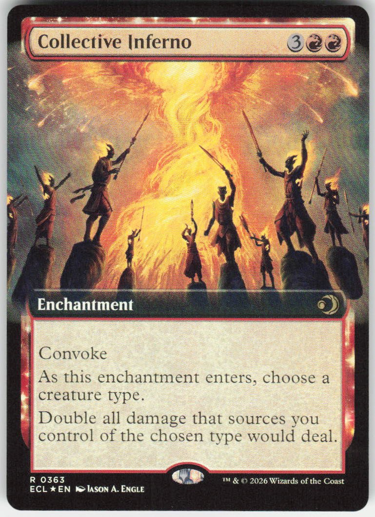 Collective Inferno (Extended Art Foil) R Lorwyn Eclipsed 363 NM