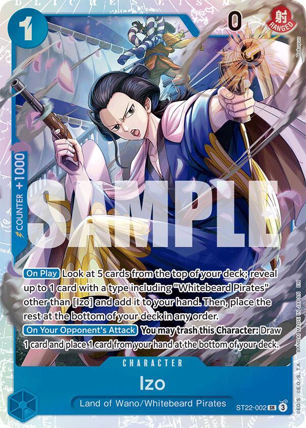 Izo ST22-002 Super Rare Starter Deck 22: Ace & Newgate NM/M