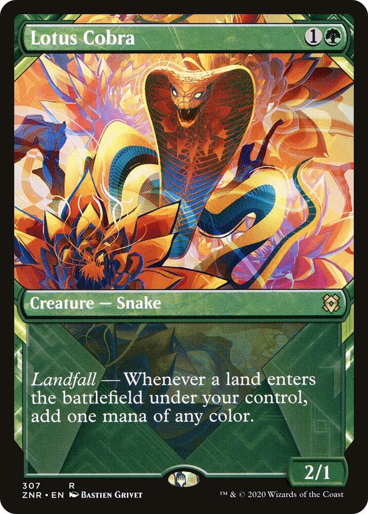 Lotus Cobra (Showcase) 307 Rare Zendikar Rising NM/M