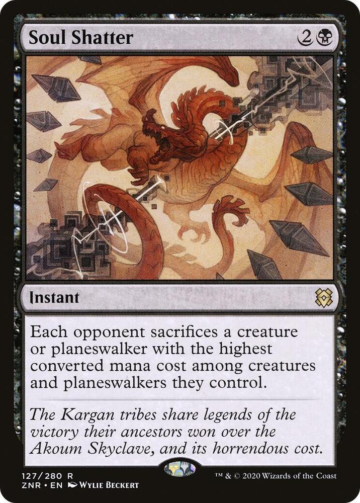 Soul Shatter 127 Rare Zendikar Rising NM/M