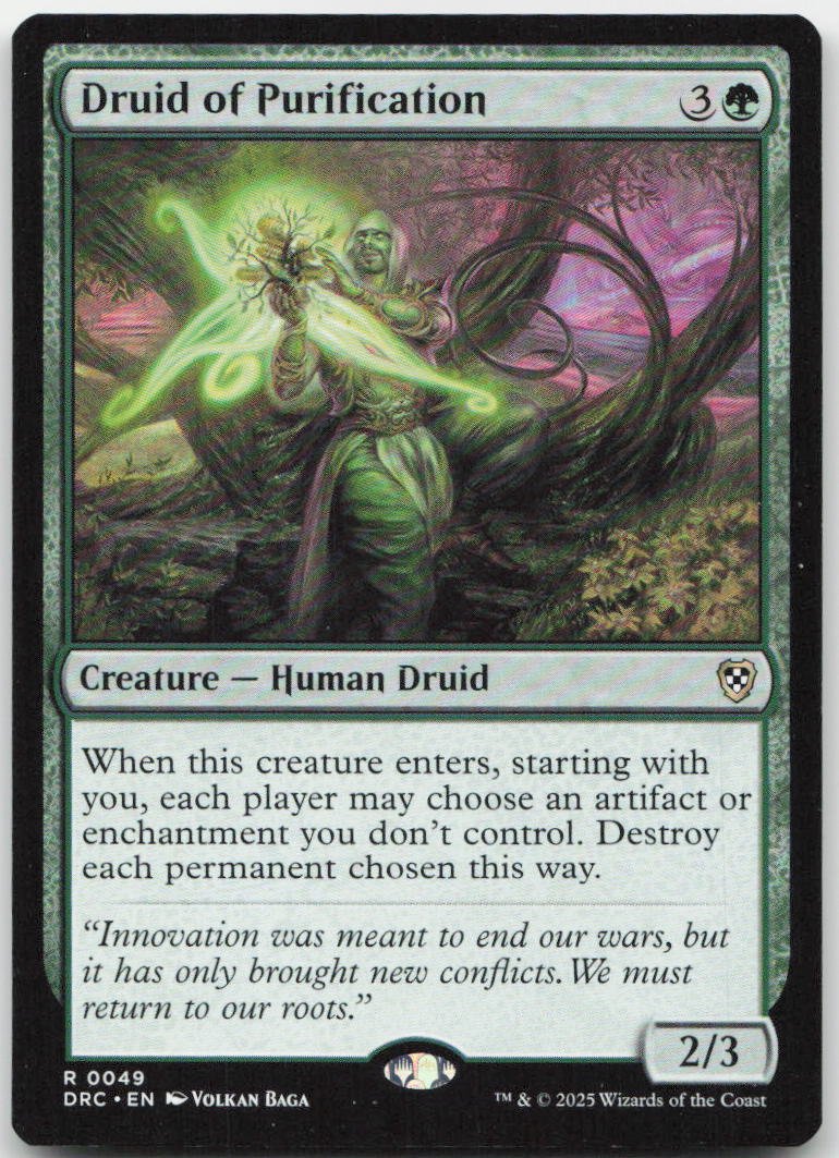Druid of Purification R Commander: Aetherdrift 49 NM