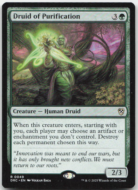 Druid of Purification R Commander: Aetherdrift 49 NM