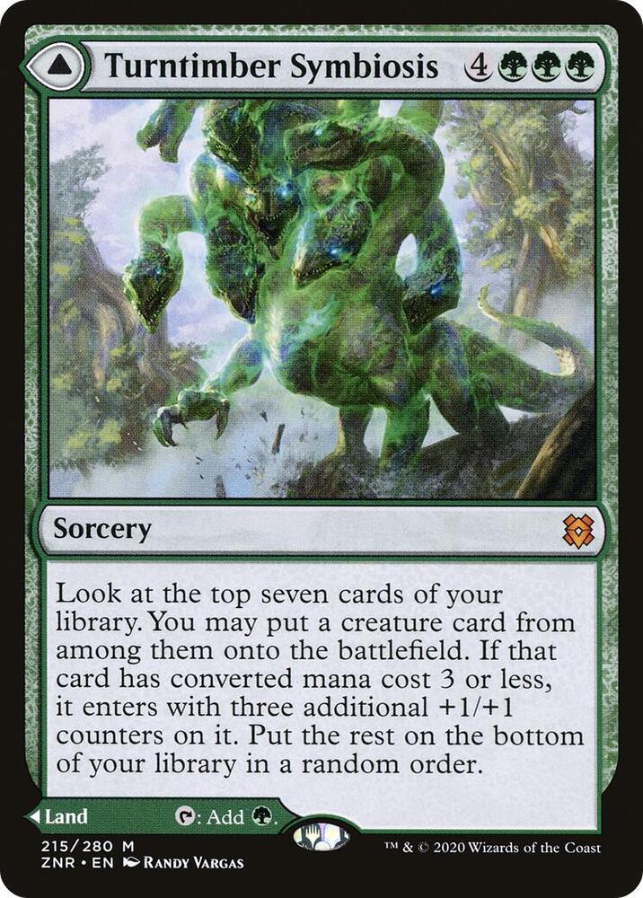 Turntimber Symbiosis 215 Mythic Zendikar Rising Foil NM/M