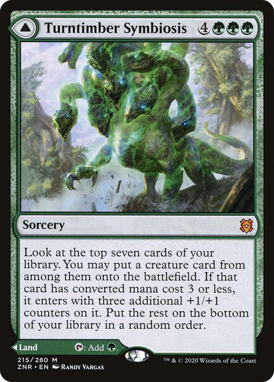 Turntimber Symbiosis 215 Mythic Zendikar Rising Foil NM/M