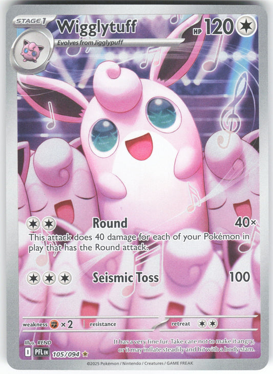 Wigglytuff - Illustration Rare ME02: Phantasmal Flames 105/094 NM
