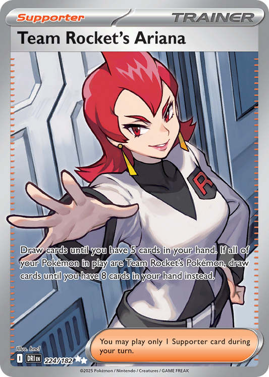 Team Rocket's Ariana 224/182 Ultra Rare Destined Rivals NM/M