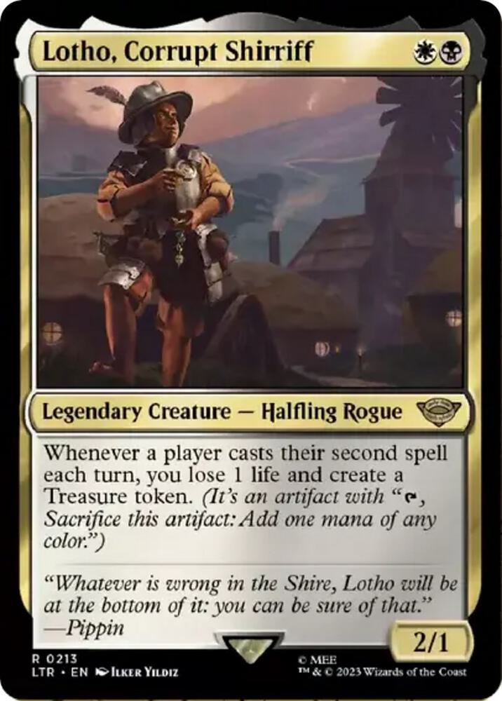 Lotho, Corrupt Shirriff 213 Universes Beyond: The Lord of the Rings: Tales of Middle-earth NM/M