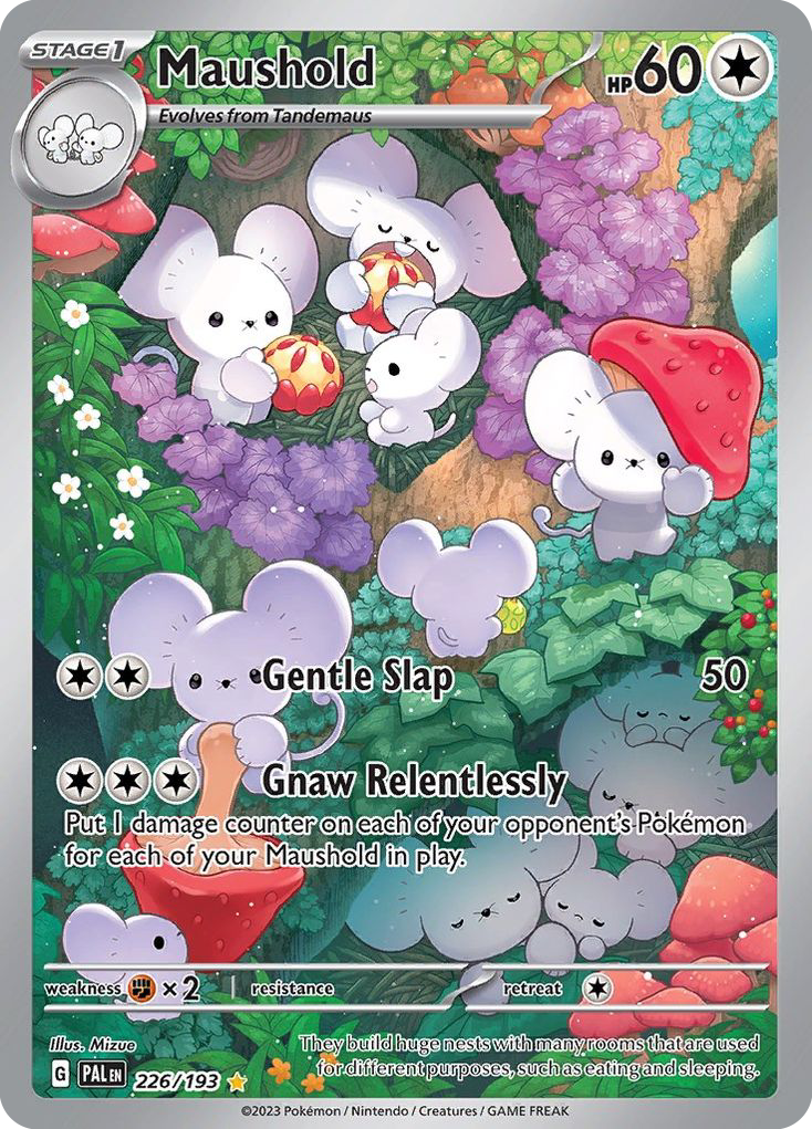 Maushold 226/193 Illustration Rare Paldea Evolved NM/M