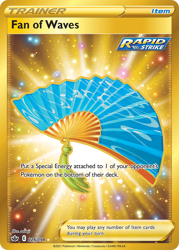 Fan of Waves 226/198 Secret Rare Chilling Reign NM/M
